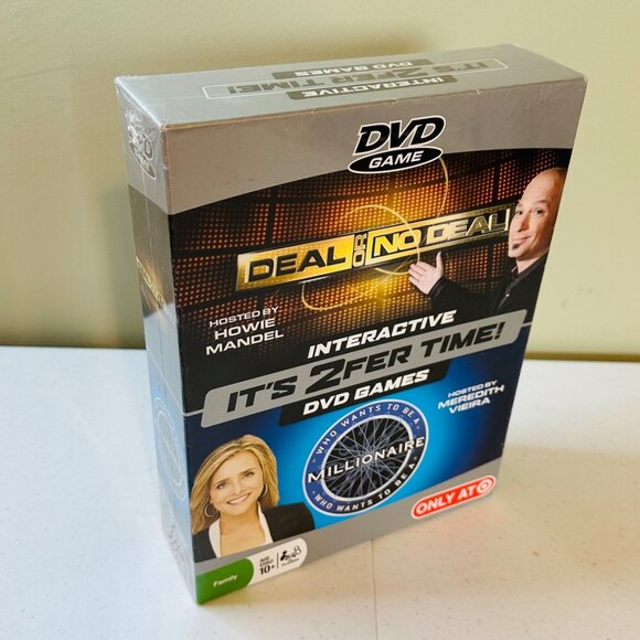 Deal or No Deal and Who Wants to be a Millionaire Interactive DVD game SEALED - Picture 2 of 10
